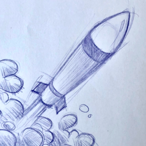 New Dorky Doodle: “Missle” – Sketchbook Silliness